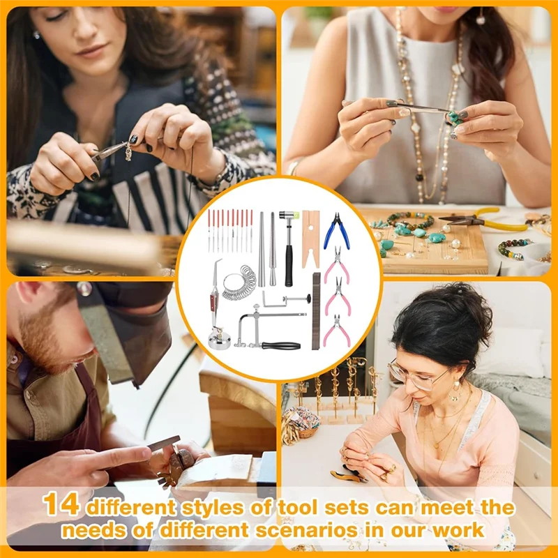 ABJI-Jewelers طقم أدوات مشبك خشبي لخاتم مغزل أداة قياس مطرقة المطرقة لإطار منشار المجوهرات