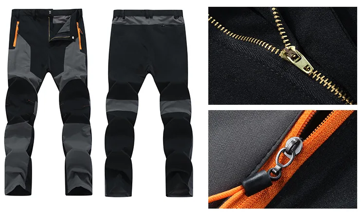 TRVLWEGO Herren Wandern Camping Hose Verschleißfest Schnell Trocknend Anti-UV Hose Wasserdicht Elastisch 5XL Klettern Trekking Sommerhose – Detail 8