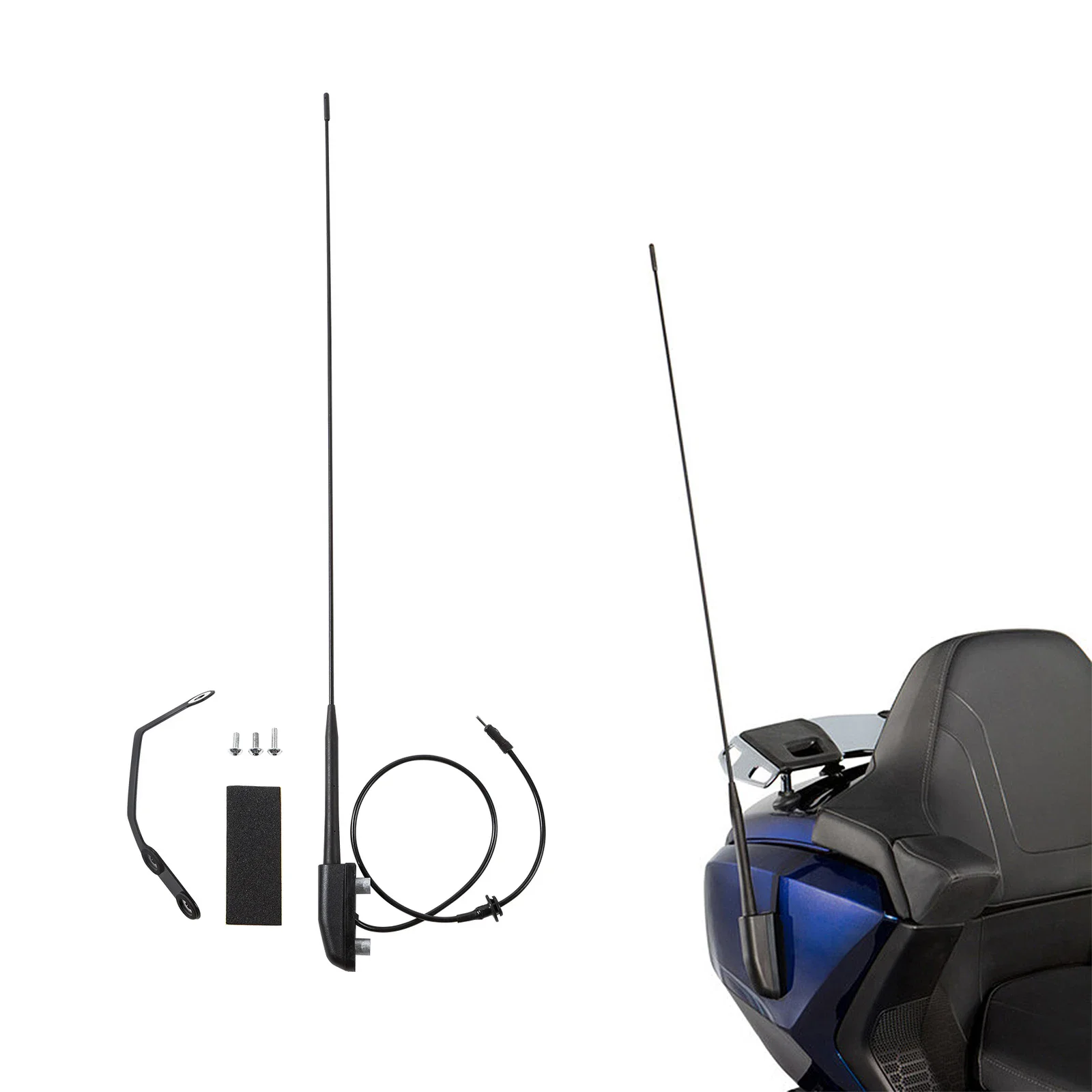 Motorcycle Rear Trunk Antenna For Honda Goldwing 1800 GL1800 2018-2025