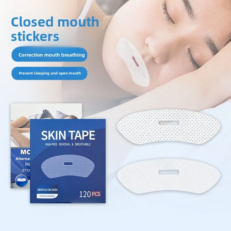 

120Pcs Mouth Tape Sleep Strip for Anti-snoring Mouth Breathing Tape To Improve Sleep Mouth Stickers for Snoring Lip Patch