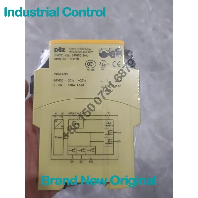 Pilz, 774130, safety relay, PNOZ e1.1p 24VDC electronic