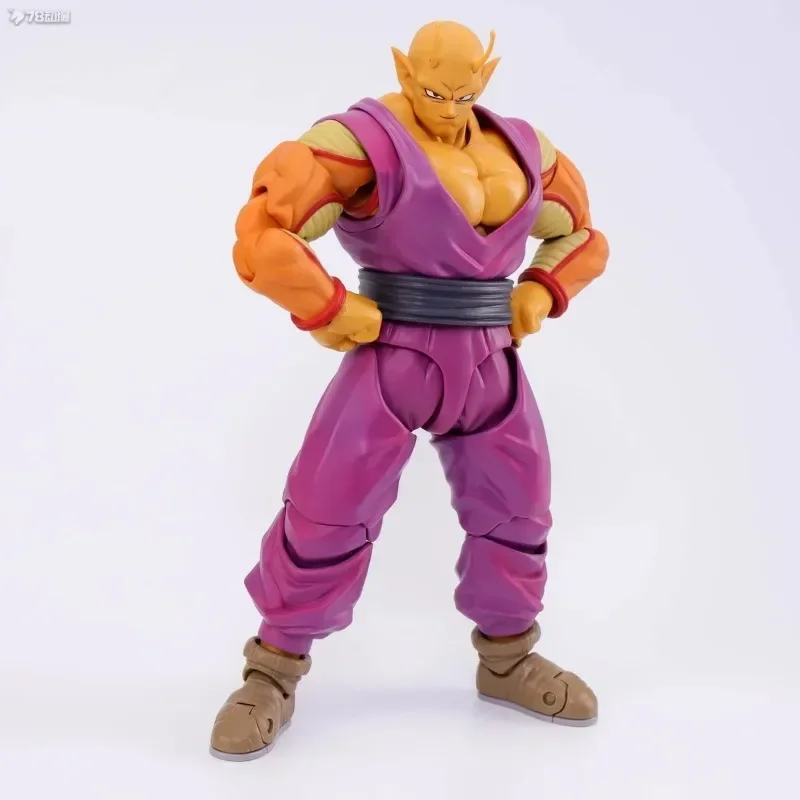 In Stock Original Bandai Dragon Ball SUPER SHF ORANGE PICCOLO Anime Action Figure Model Fighter Finished Model Toy Gift for Kid