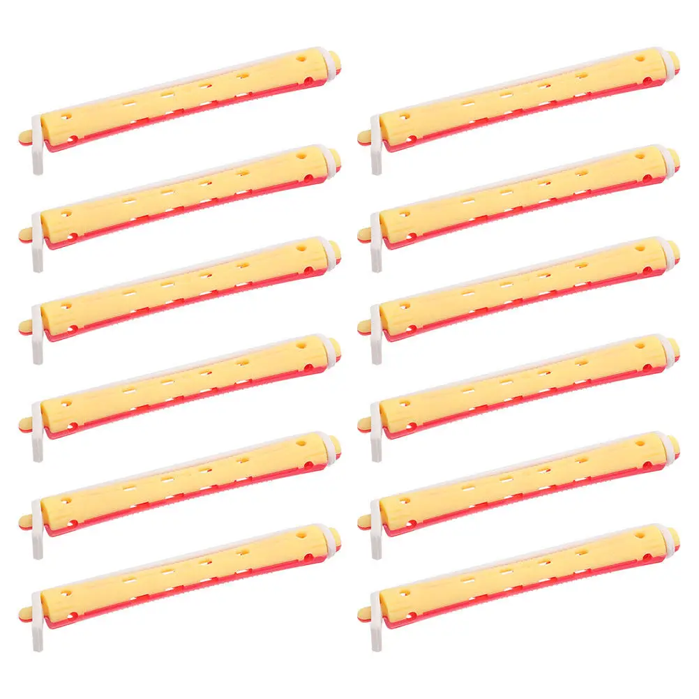 

Набор для химической завивки волос: 24 пластиковых бигуди для женщин, простые в использовании, без повреждений, для создания волн, DIY-набор для завивки волос