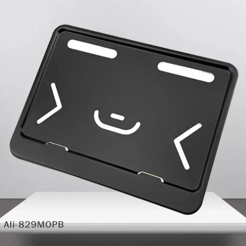 【P】Aluminum License Plate Frame Motorcycle License Plate Holder For Front & Rear 2 Holes Universal