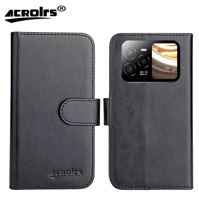 Para BLU Bold N4 funda de 6,78 "con tapa ultrafina de moda dedicada Retro de cuero suave exclusiva para teléfono Crazy Horse