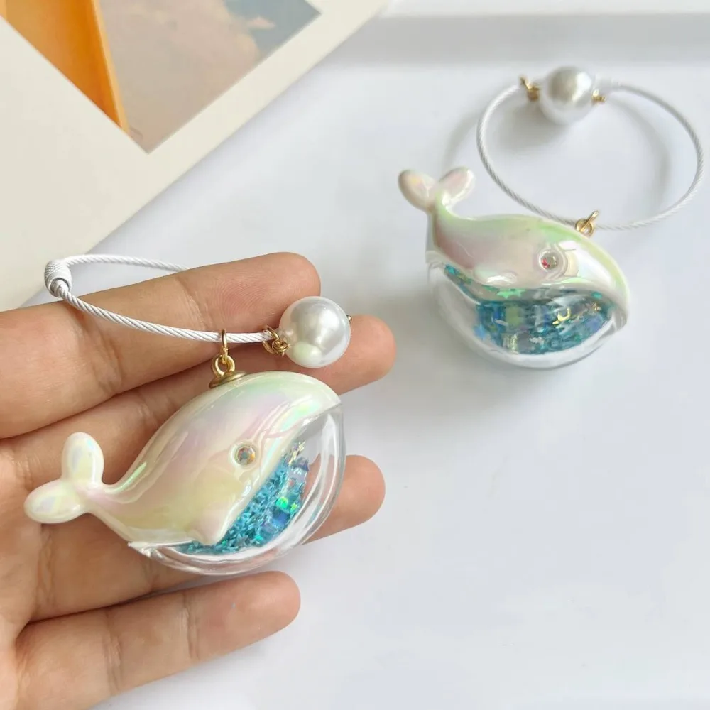 Cute Whale Keychain Pendant Accessories School Bag Pendant Key Chains Couples Lovers Romantic Gift Running Charms Jewelry New image 4