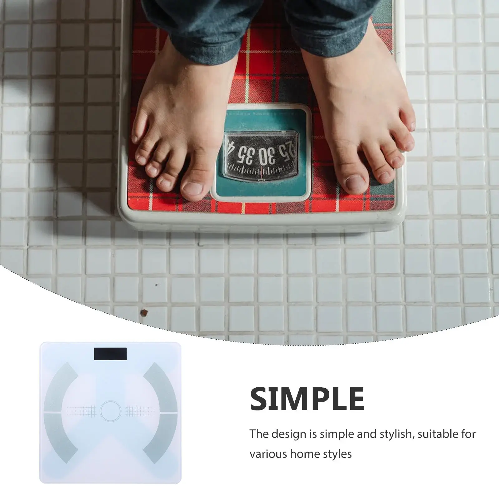 High Accurate Digital Body Fat Scale Sturdy Glass Weight Measurement Home Fitness Health Enthusiasts Weight Scale