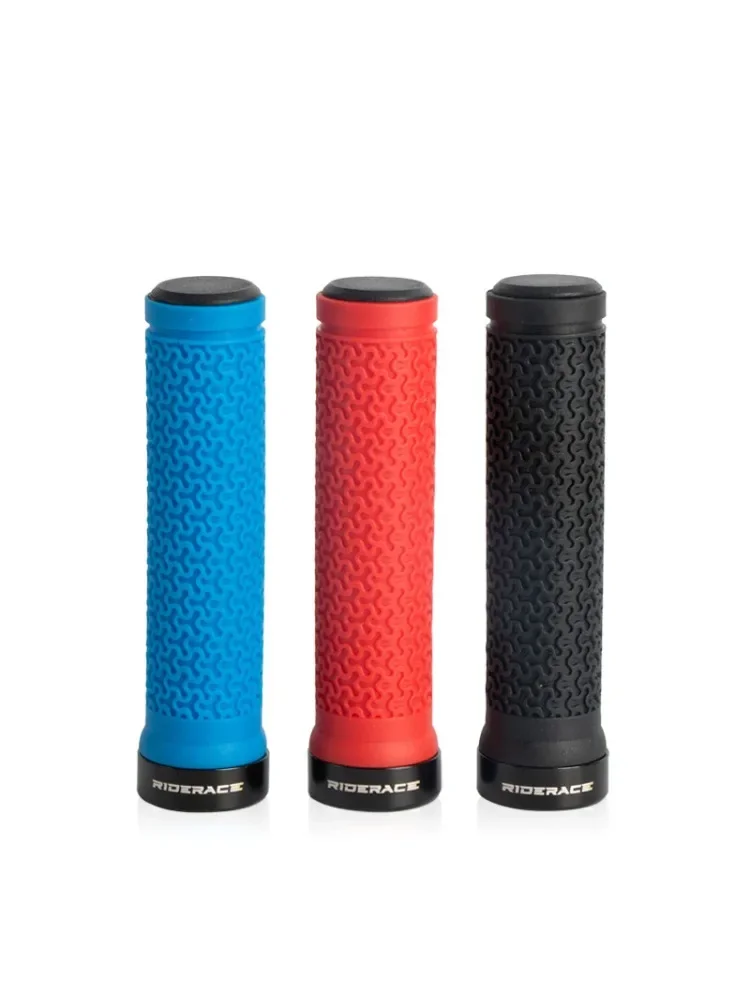 AliExpress Bicycle Handlebar Mountain Bike Soft Handlebar with Lock Handlebar Plug Rubber Non-Slip Bicycle Accessories Outdoor Sports