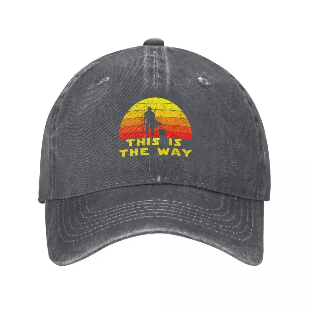 Mando Retro This is The Way ( variant ) Baseball Cap black Gentleman Hat Streetwear Woman Men's