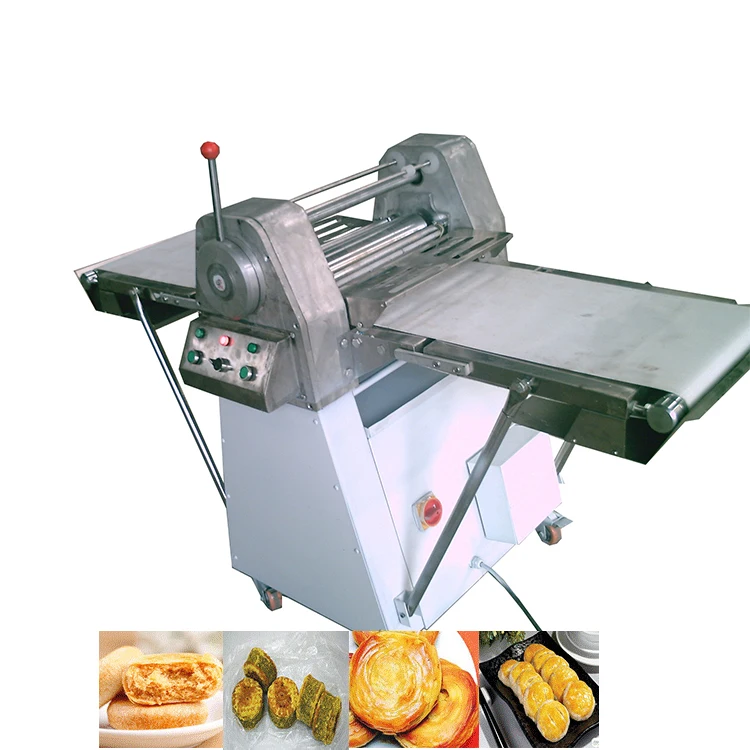 Máquina Eléctrica Industrial Automática para Pastelería Congelada, Laminadora de Masa para Pan y Tartas, Máquina para Rollitos Primavera