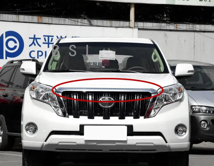 Suitable for Toyota Land Cruiser Prado 2010-2017 bullies modified  honeycomb center net front air intake grille cover trim