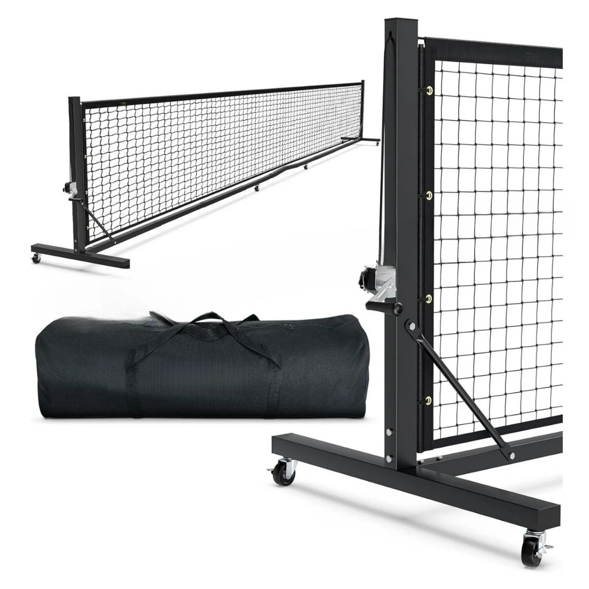 Competition-grade pickle net column 40 iron pipe 22KG heavy-duty pickle net indoor and outdoor tennis net frame