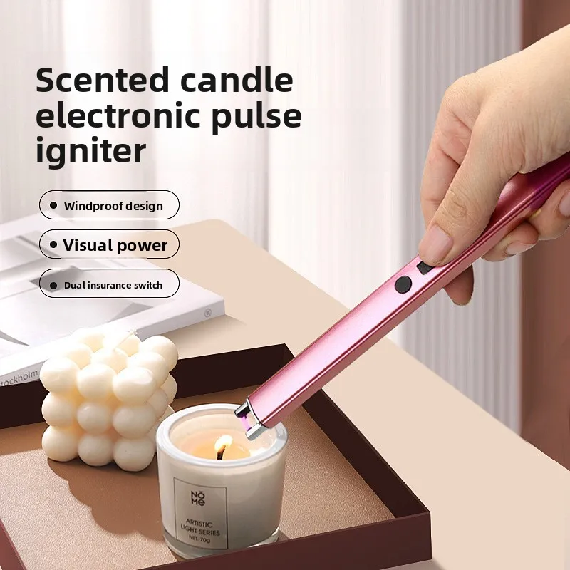 

Electronic Rechargeable Pulse Ignition Gun Lighter Ignition Stick Gas Stove Natural Kitchen Igniter Tool Accessories Outdoor