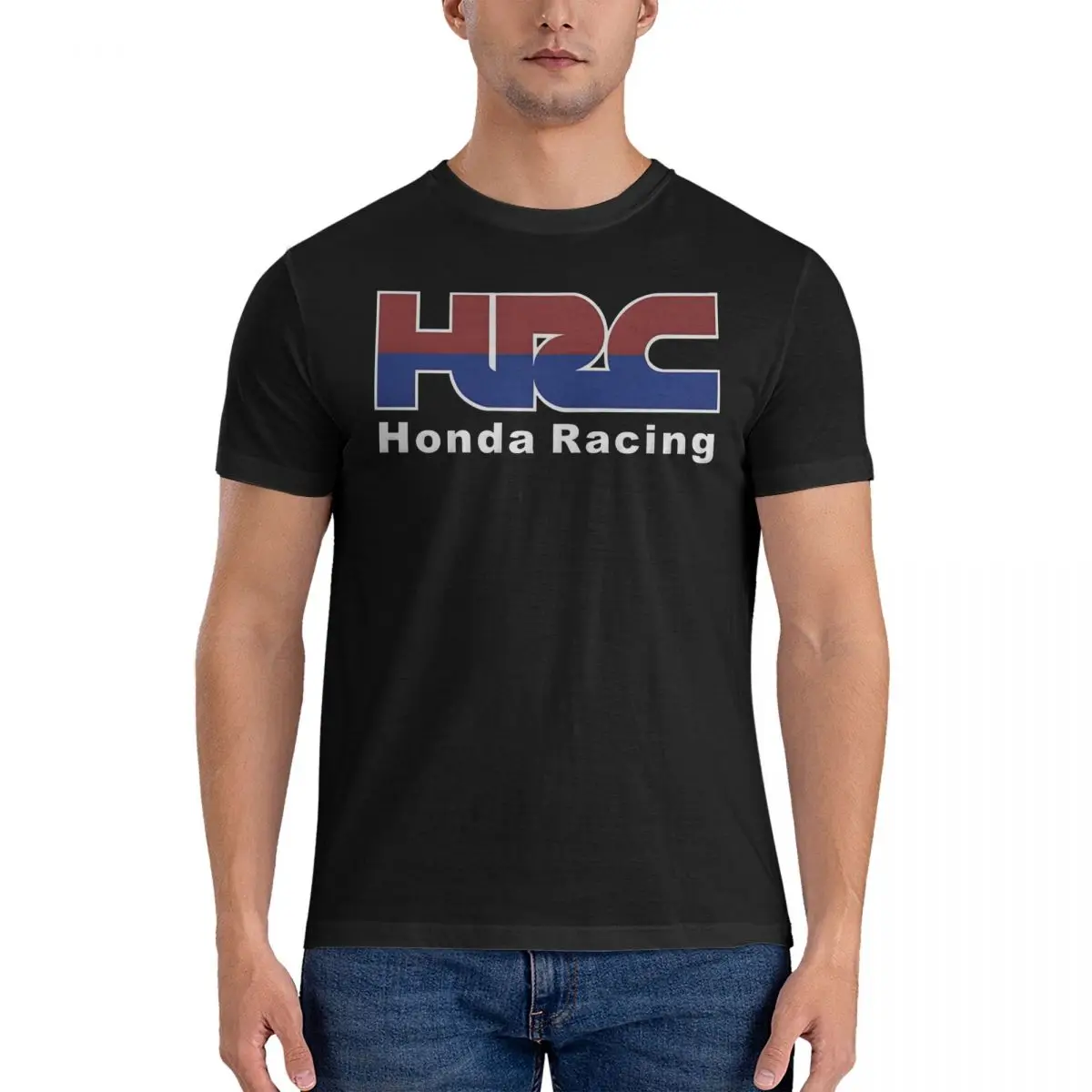 Men's HRC Racing CAR T Shirt HRC 100% Cotton Clothing Funny Short Sleeve Round Collar Tees Gift Idea T-Shirt