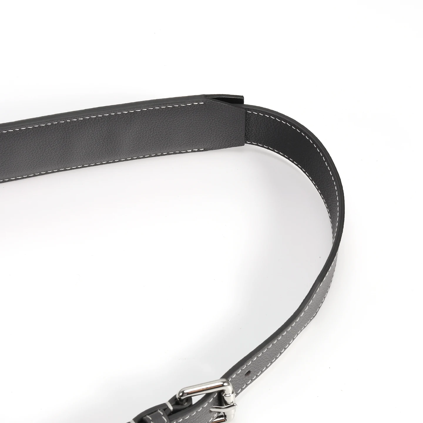Custom-Color Adjustable High-Quality Hand-Sewn Leather Shoulder Strap Bag with Bag Accessories