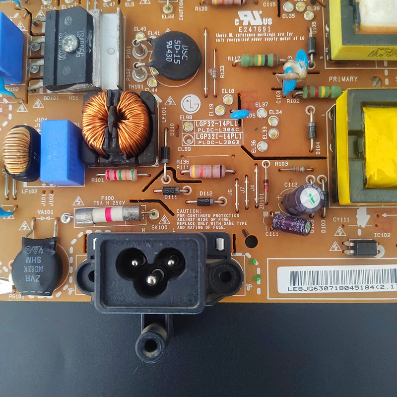 EAY63071801 3PCR00449B لوحة امدادات الطاقة ل 32 ''32 بوصة 32LB5800-UG 32lf580n 32LB550B 32LB560B 32lb580b 32LB561U 32LB700V TV