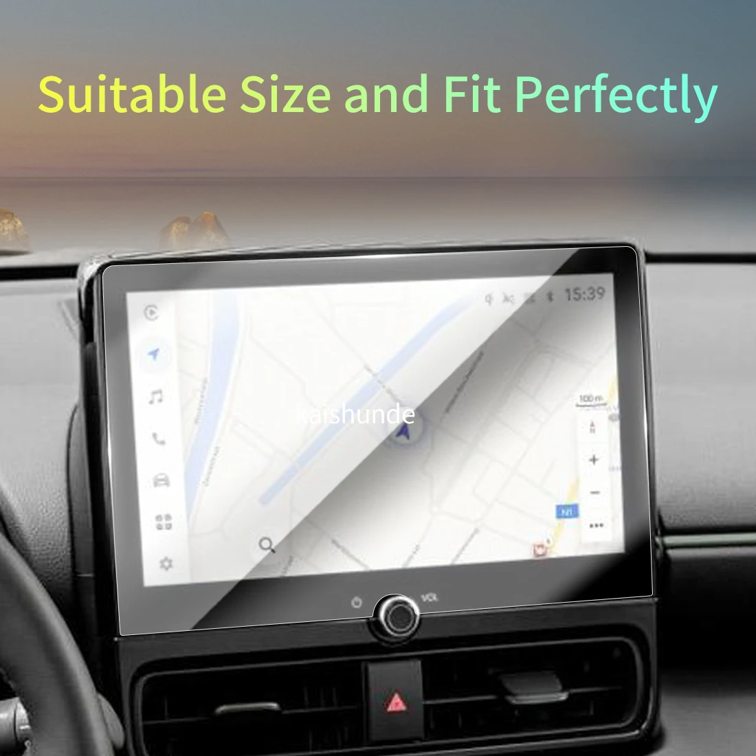 ملصقات السيارات متر حامي For24 تويوتا يارس عبر الزجاج المقسى طبقة رقيقة واقية عرض الملاحة مركبة #2