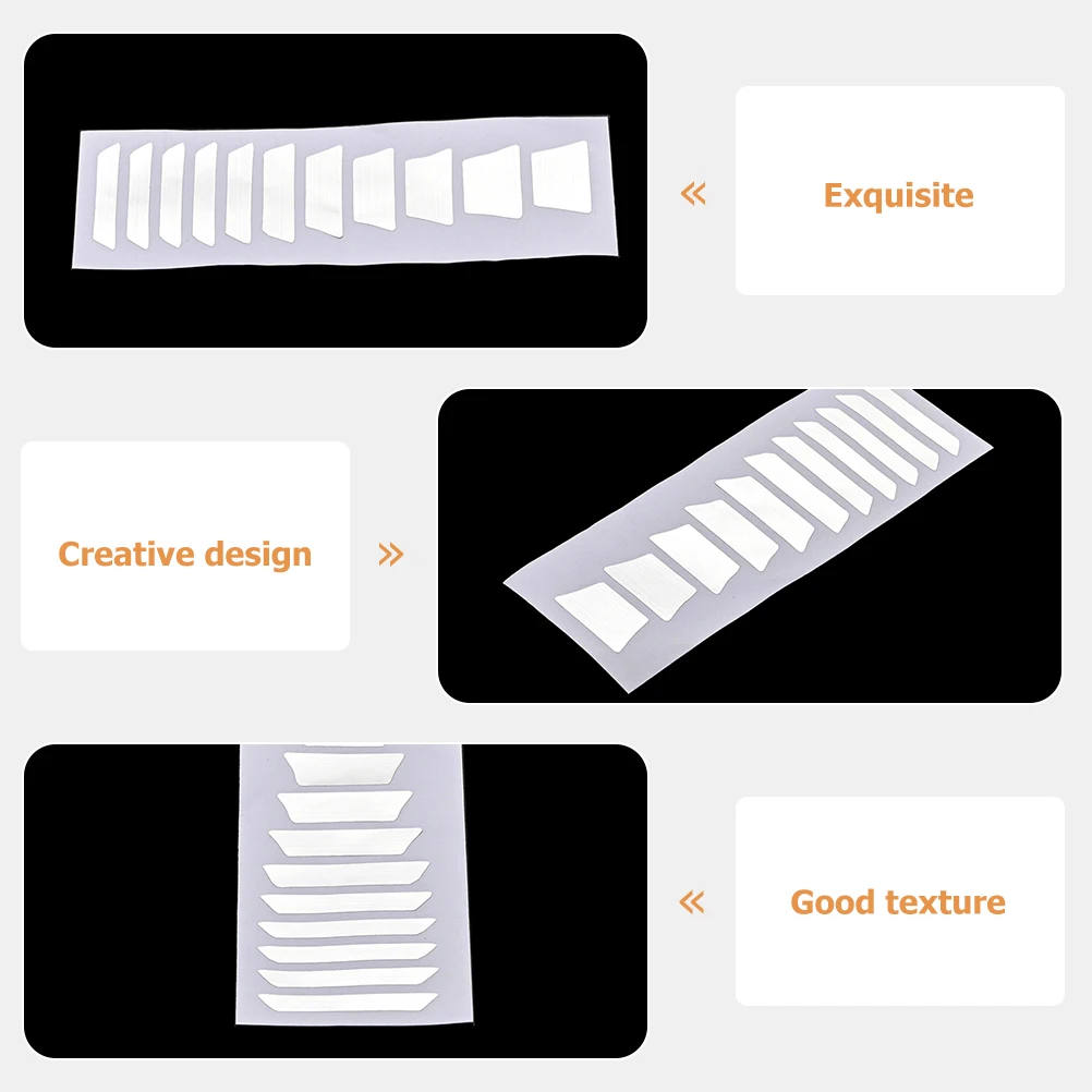 

Guitar Sticker Fret Sticker adhesive Fret Marker Decals Electric Guitar Patch Practical Trapezoid Pattern Low Price