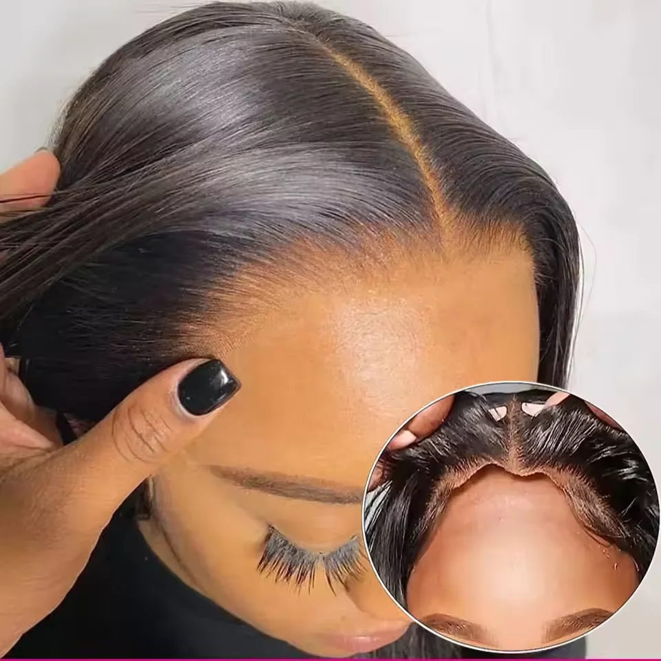 

13x6 Straight Lace Front Wig 360 Lace Frontal Wig HD Transparent Lace Wigs For Women Human Hair 5x5 Closure Wig Brazilian 36Inch