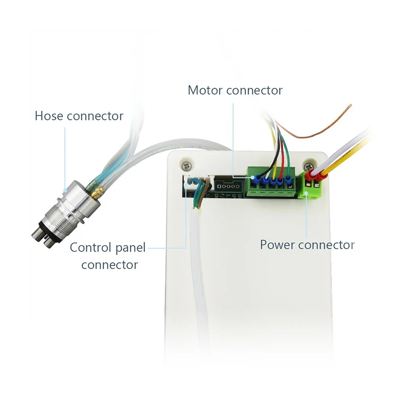 VVDental Dental Built-in MicroMotor Work With 1:5 1:1 16:1Contra Angle 40000Rpm Dental Clinical Brushless Micro Motor
