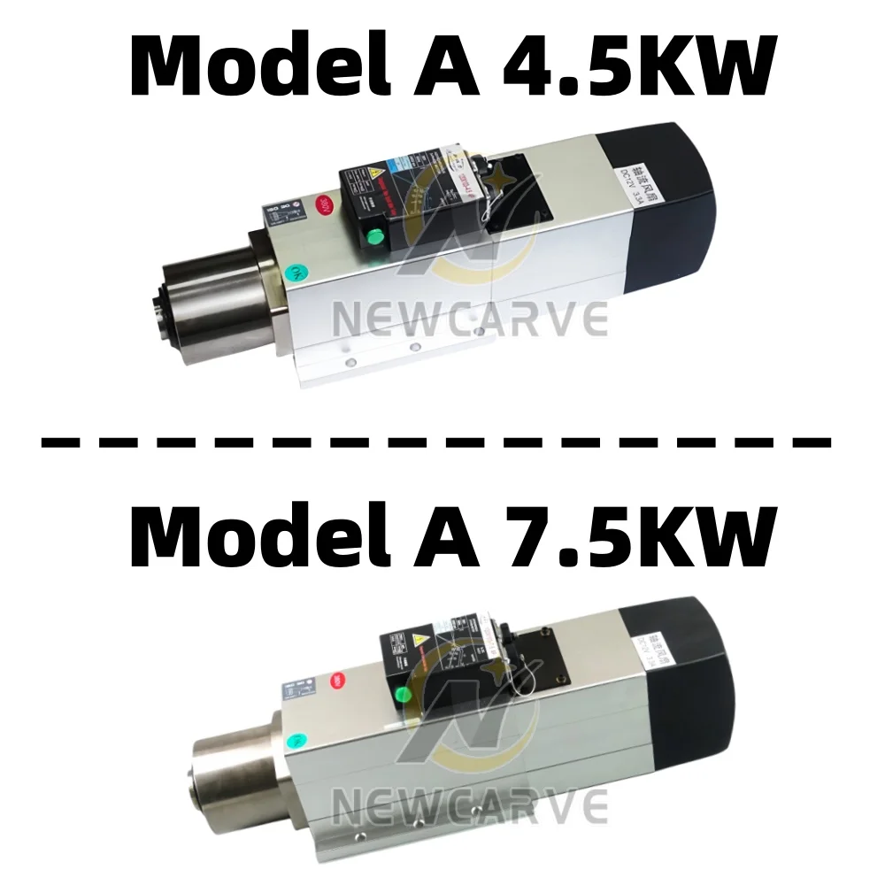 4.5KW 5.5KW 6KW 7.5KW ATC Spindle ISO30 220V 380V CNC Router Milling Air Cool Automatic Tool Change Spindle Motor