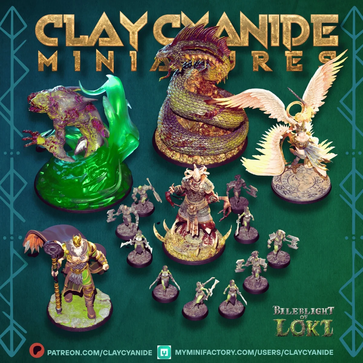

Mini Board DND Game Battle Chess 3D Printing Norse Gods Valkyrie Watchman War Savage Battle Wolf DND Chess Model