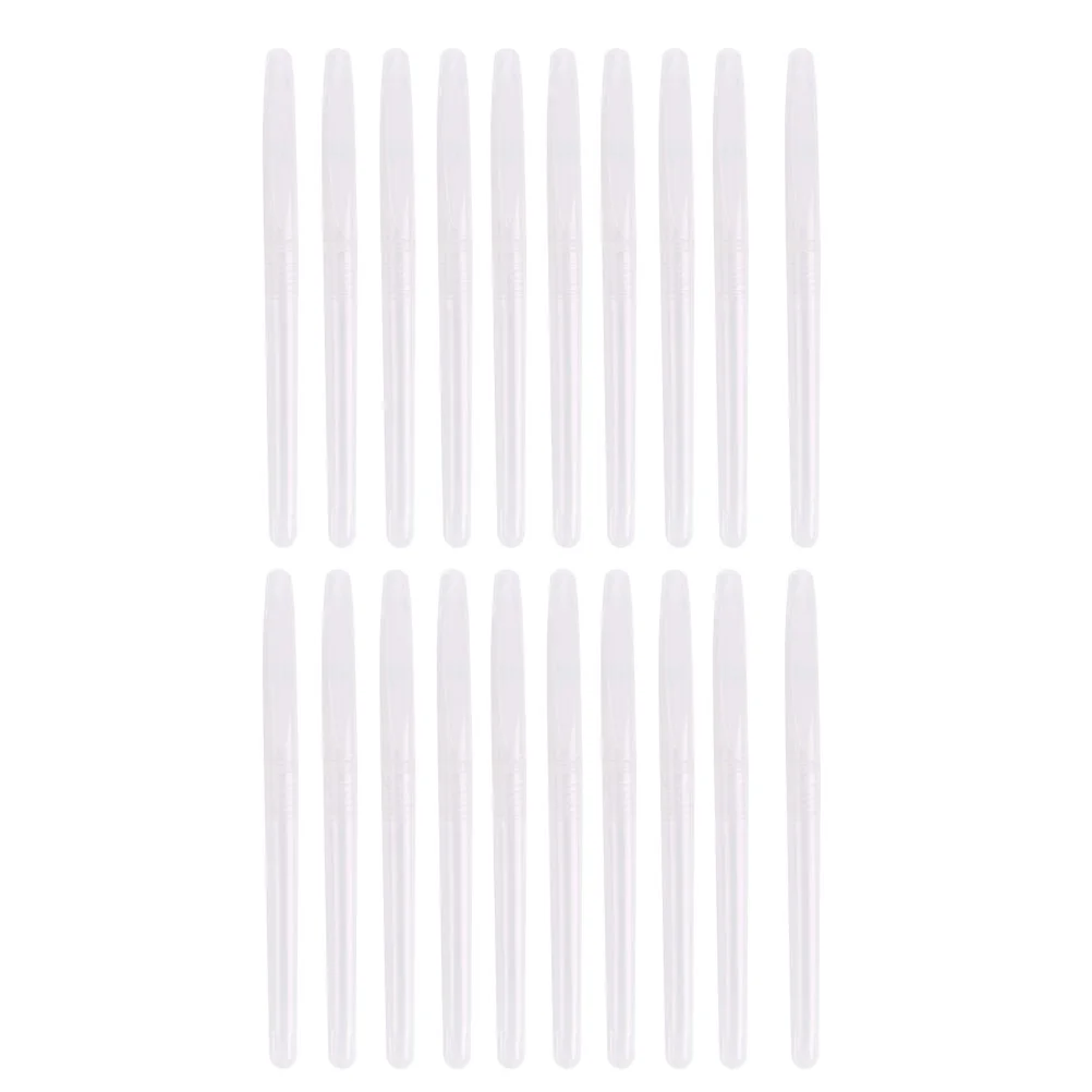 

50 Pcs Ballpoint Pens Pp Transparent Holder Pen-holders Gel Empty Rods Shells Students Supply