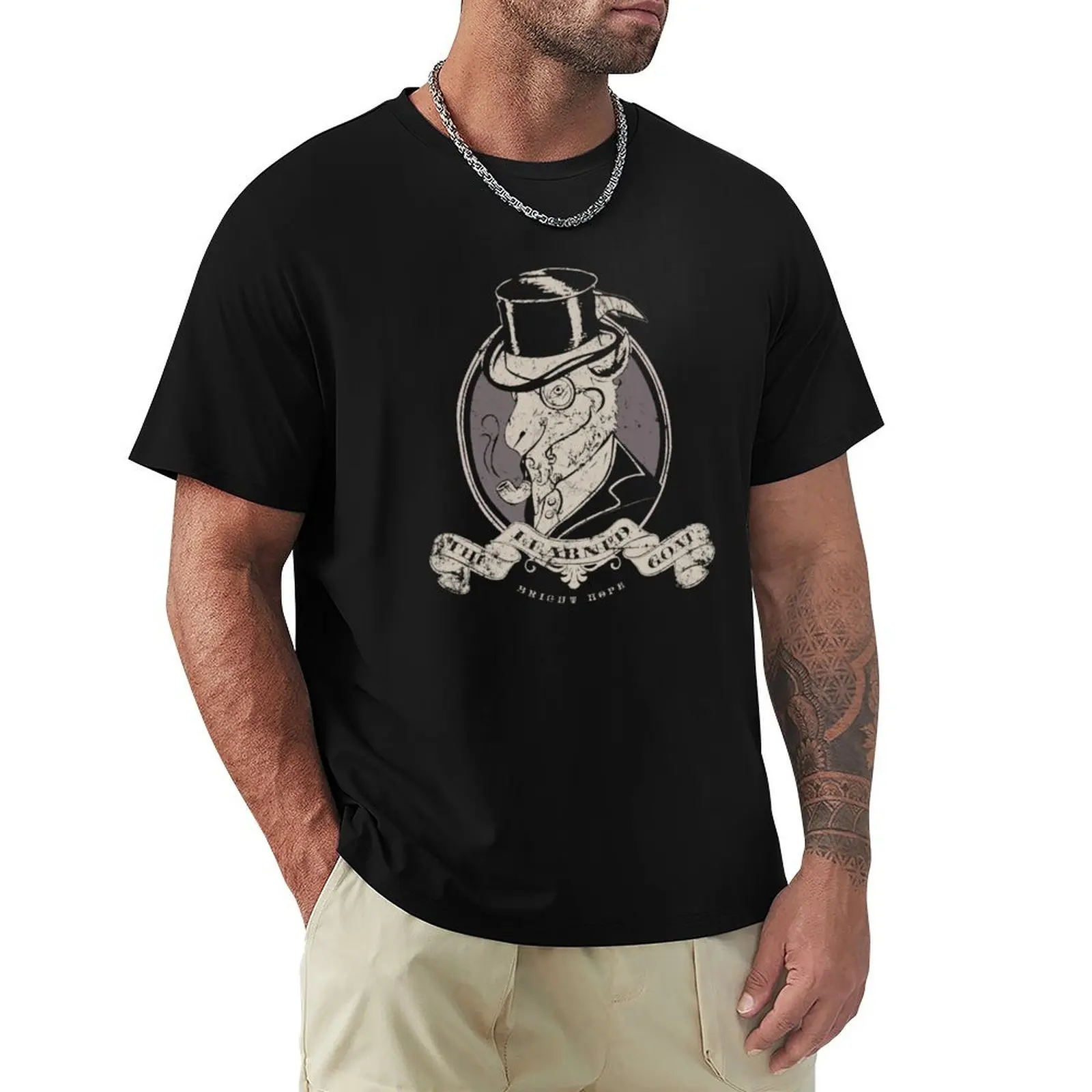 The Learned Goat Classic Guys Unisex Tee Graphic Trending Unisex Youth Love T-Shirt t shirt man plain T-Shirt