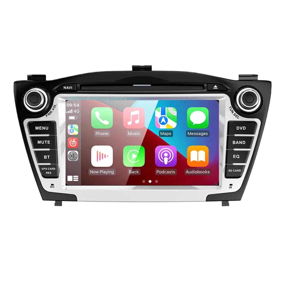 Qualcomm Car Radio DVD Player Carplay Android Multimedia WIFI Bluetooth for Hyundai Tucson 2 LM IX35 2009-2015 Upgrade