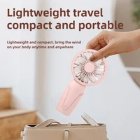 Petit ventilateur portatif ABS léger apparence mignonne Mini ventilateur Rechargeable USB pour le refroidissement en déplacement Mini ventilateur de poche Portable 5