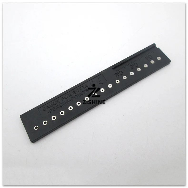 Dental Gutta-Percha Point Measuring Gauge – Endodontic Root Canal Ruler and Measurement Block (Dental Material)