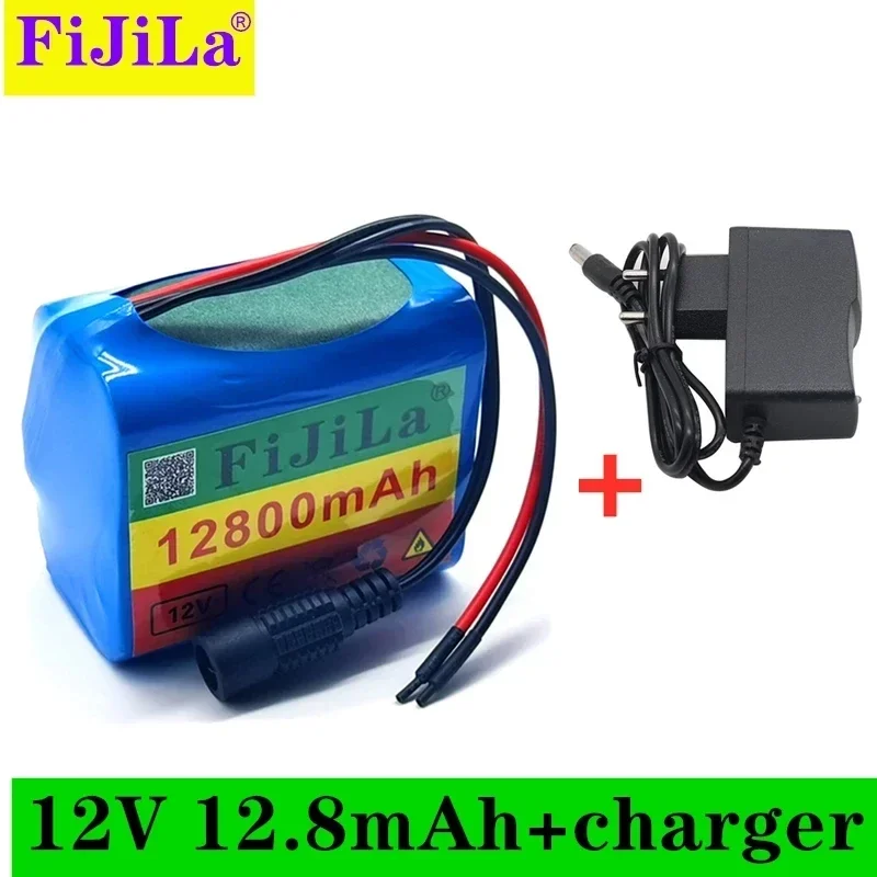 

3S2P 12V 12800mah batterie 18650 Li-Ion 12,8 Ah akkus mit BMS Lithium-Batterie packs Schutz Bord + ladegerät