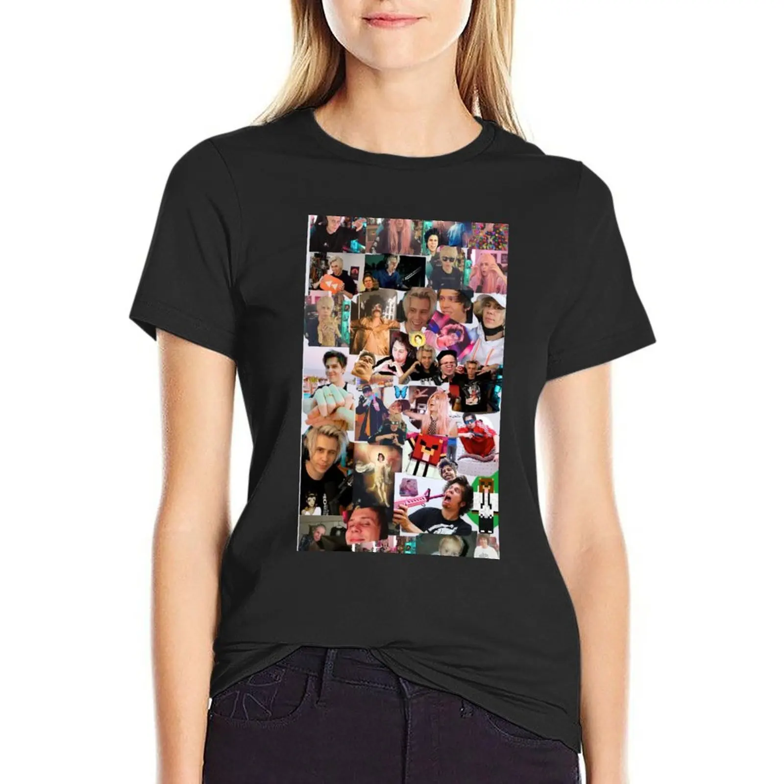 

The Rubius T-Shirt anime clothes korean fashion Short sleeve tee t-shirts for Women graphic tees funny