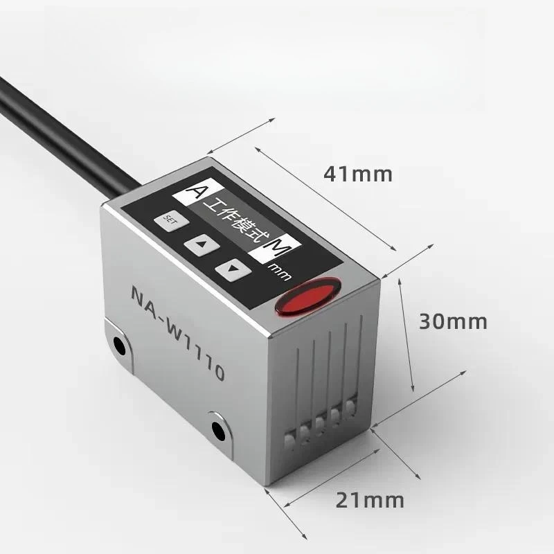 RS485 Digital Display Displacement Sensor High Precision Industrial Detection Switch Small Size Ranging Induction Probe