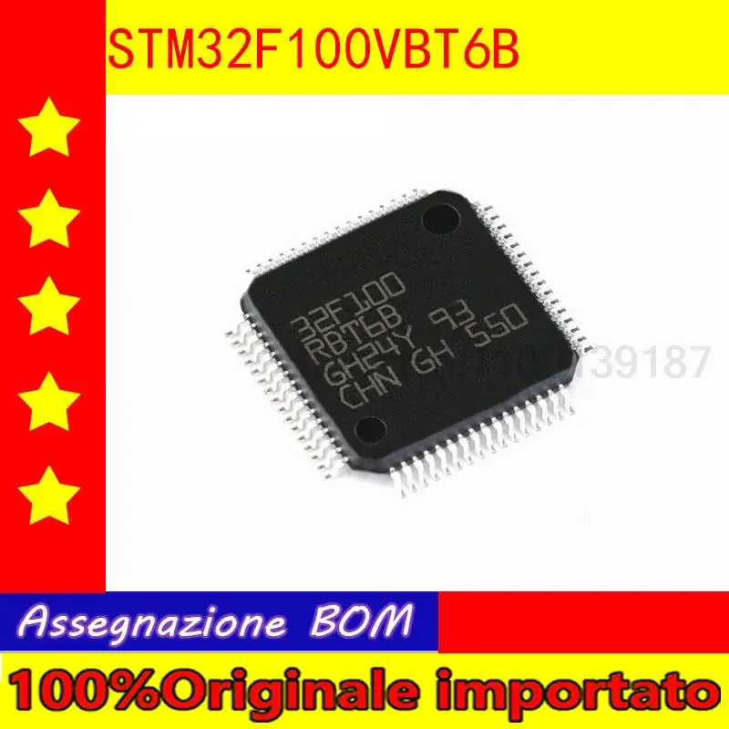 5pcs/lot  STM32F100VBT6B STM32F100VCT6B STM32F100VET6B STM32F100VDT6B STM32F100V8T6B QFP100