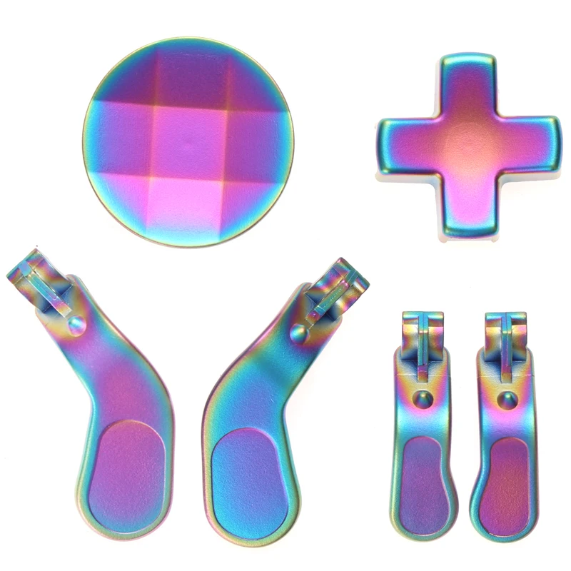 6 in1 المعادن D-وسادة الزناد المجاذيف استبدال Thumbstick ل Xbox One النخبة تحكم سلسلة 2 أجزاء طقم تصليح الملحقات