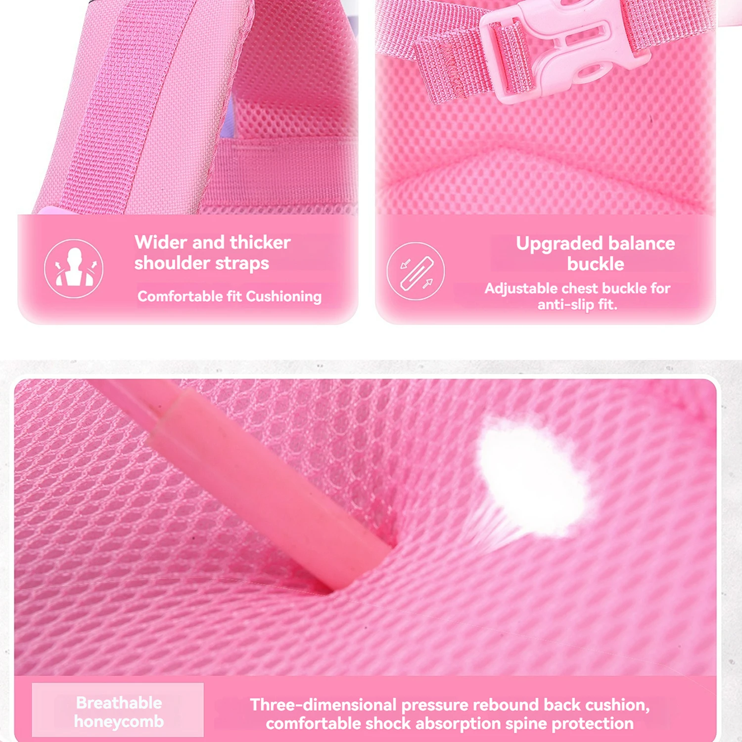 Zaino per studenti delle scuole elementari per bambini, ragazze 1, 2, 3, 4, 5, 6 gradi 6-12 anni, zaino con spalle carino impermeabile