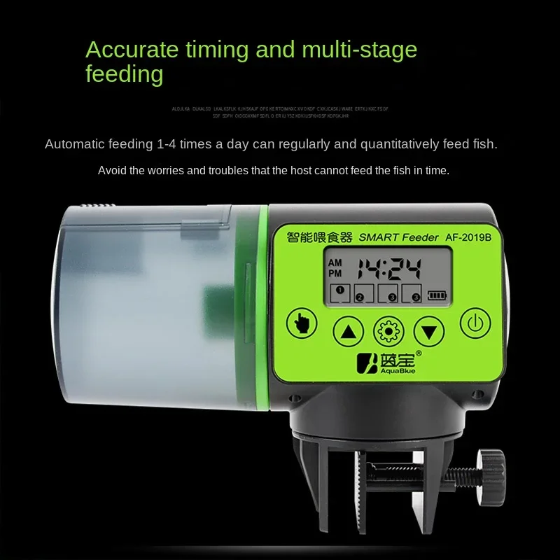 New Aquarium Tank Auto Fish Feeder Timer Digital LCD Automatic Food Feeding Electronic Fish Foods Feeder