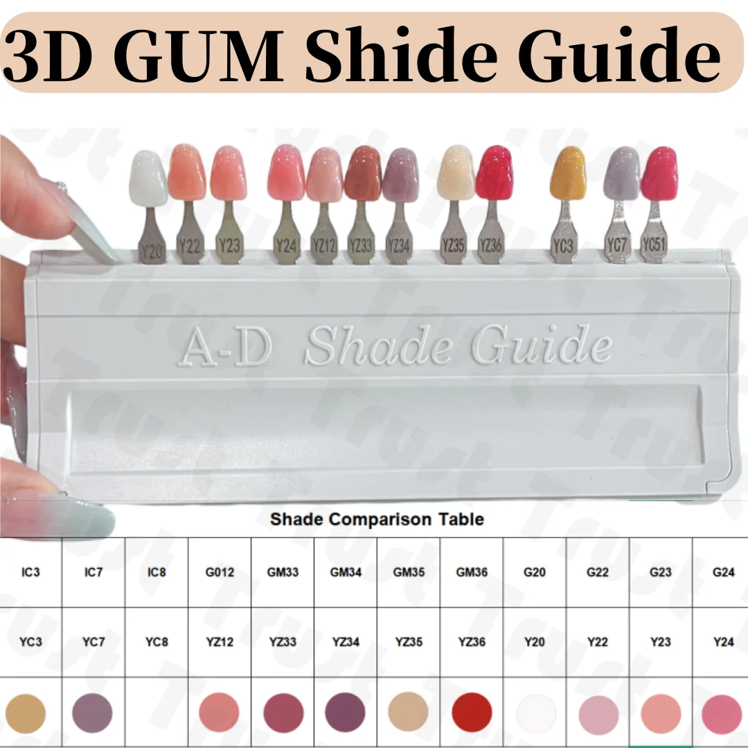 

New Shape Dental Aesthetic Composite Gingiva Gum Shade Pink Tissue Restoration Color Guide 12-Color
