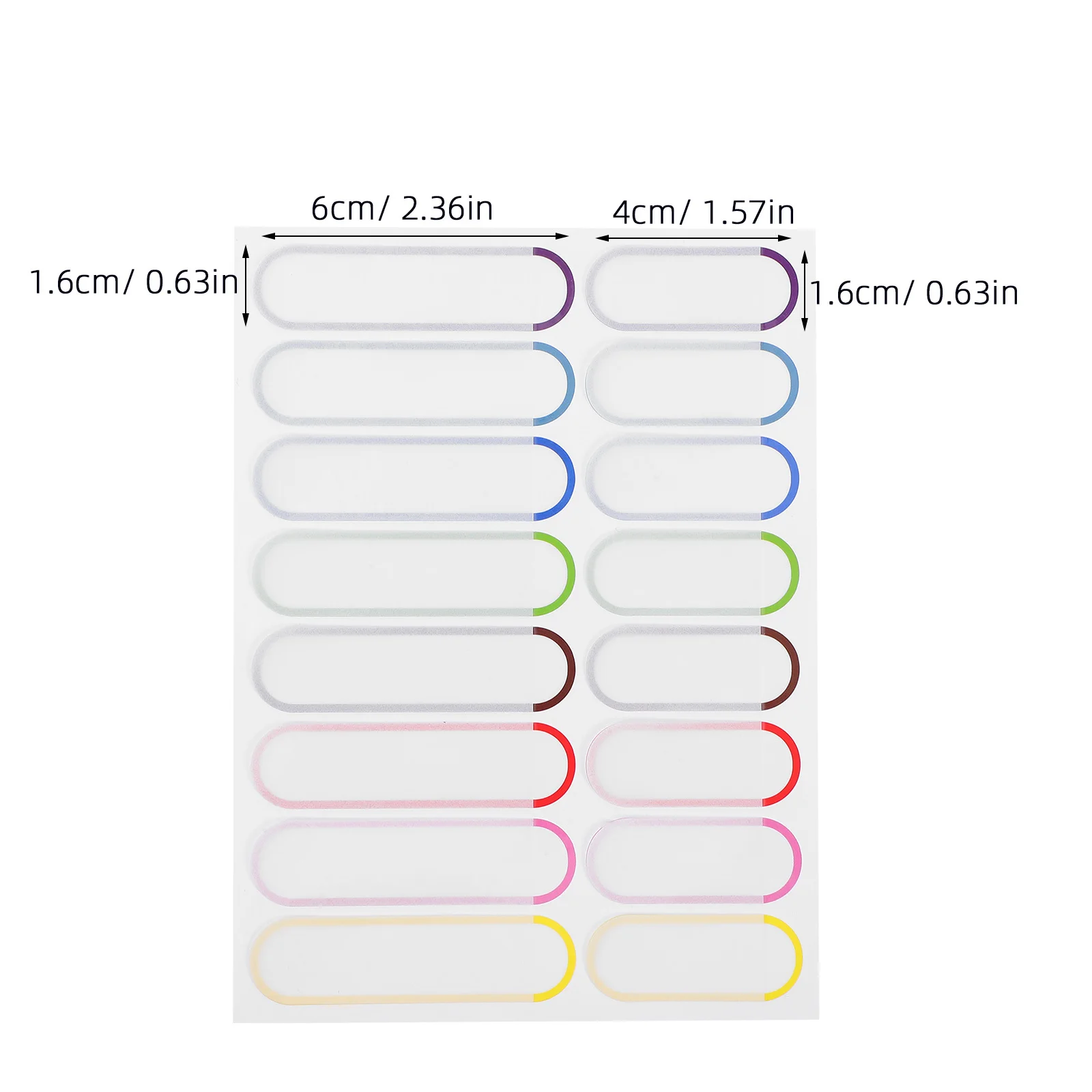 20 ورقة ملصقات أسماء ذاتية اللصق مقاومة للماء للوازم المدرسية وزجاجات الرعاية النهارية وآمنة للكتابة في غسالة الأطباق