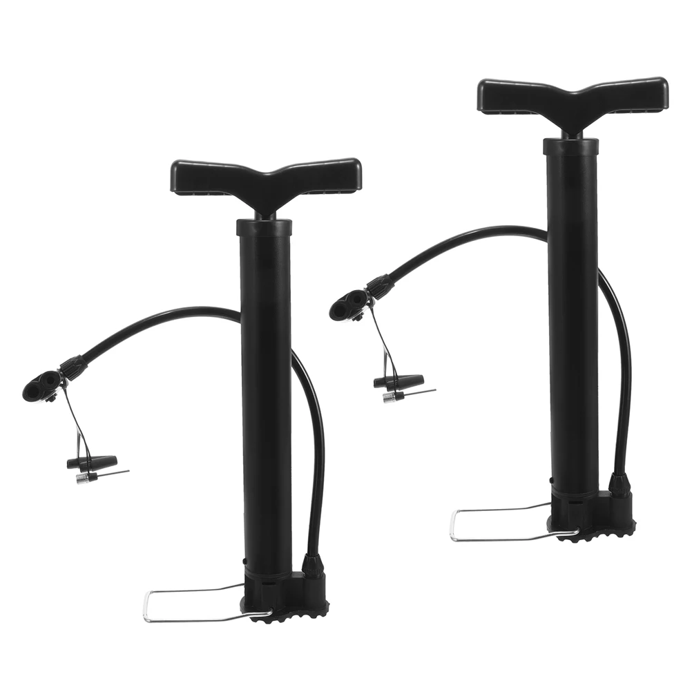 

2pcs Portable Handheld Air Pump For Bike Tires Sports Balls Balloons Lightweight High Pressure Resistant Efficient Inflation