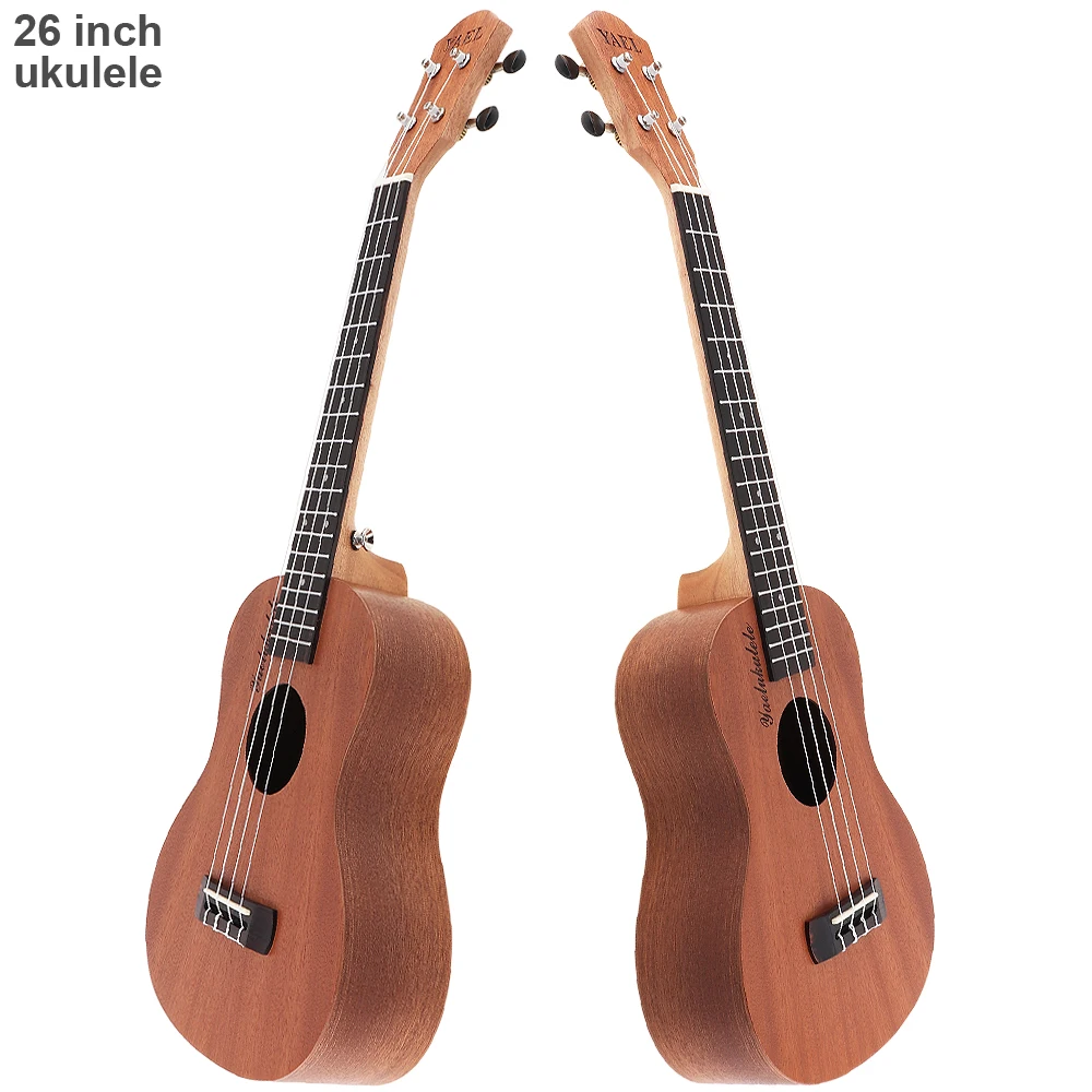 26 Inch Tenor Ukulele 18 Fret Sapele Wood Hawaii Guitar Ukelele Musical Gift Instrument 4 Strings Mini Guitarra