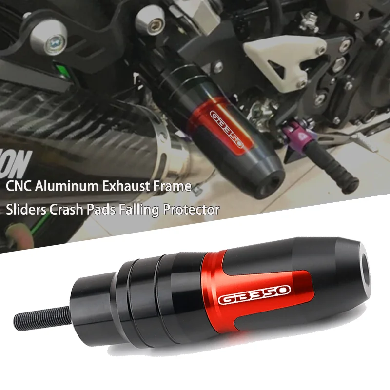 Motorcycle Accessories New Fit For Honda GB350 GB350S CB350 NC59 CNC Aluminum Exhaust Frame Sliders Crash Pads Falling Protector