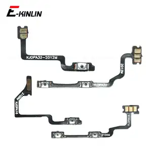 Bilashmart Switch Power ON OFF Key Mute Silent Volume Button Ribbon Flex Cable OPPO A54 A53s A53 Global A52 A74 Replacement Parts