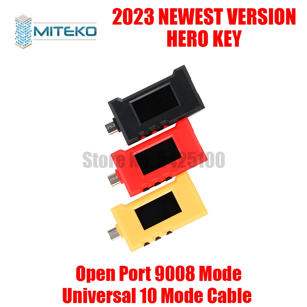 Hero Key EDL Cable USB Harmony Connections of Models Support for Phone Open Port 9008 Mode Universal 10 Mode Cable