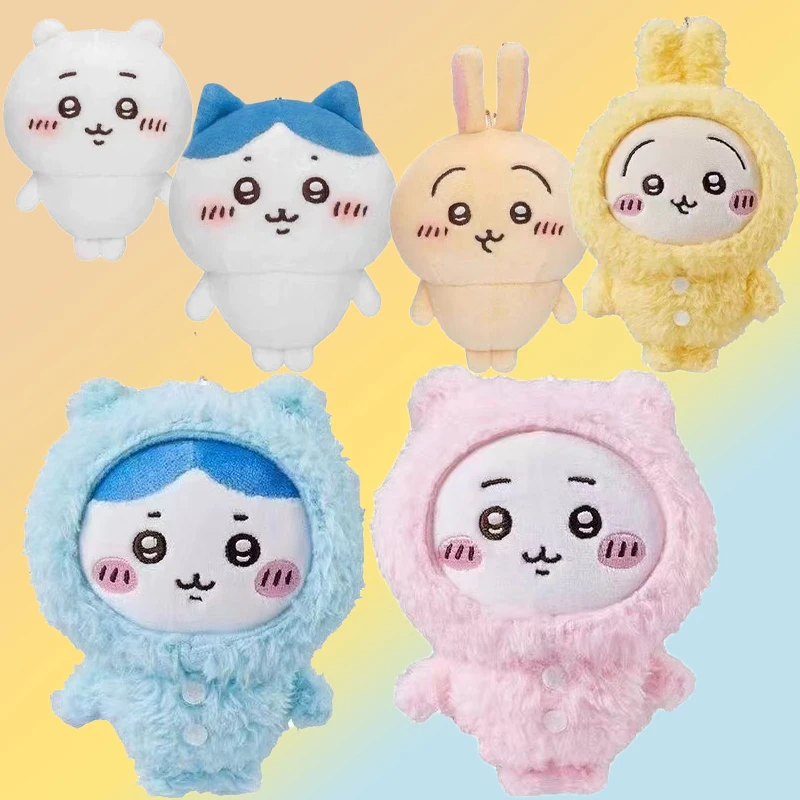 Cartoon Chiikawa Usagi Pluche Pop Portemonnee Kawaii Hachiware Student Rugzak Pluche Decoratief Speelgoed Meisjes Verjaardagscadeautjes