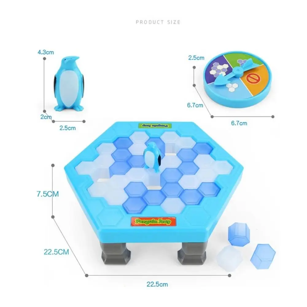 Save Penguin Ice Breaking Game Mini Fun Board Game Family Part Parent-child Interactive Balance Blocks Children Puzzle Toy Gift