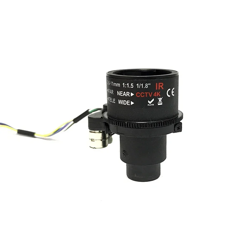 

SL-0145 8MP 4K Объектив для видеонаблюдения 3.6~11мм F1.5 D14 Mount 1/1.8" 110.3~45.6 °