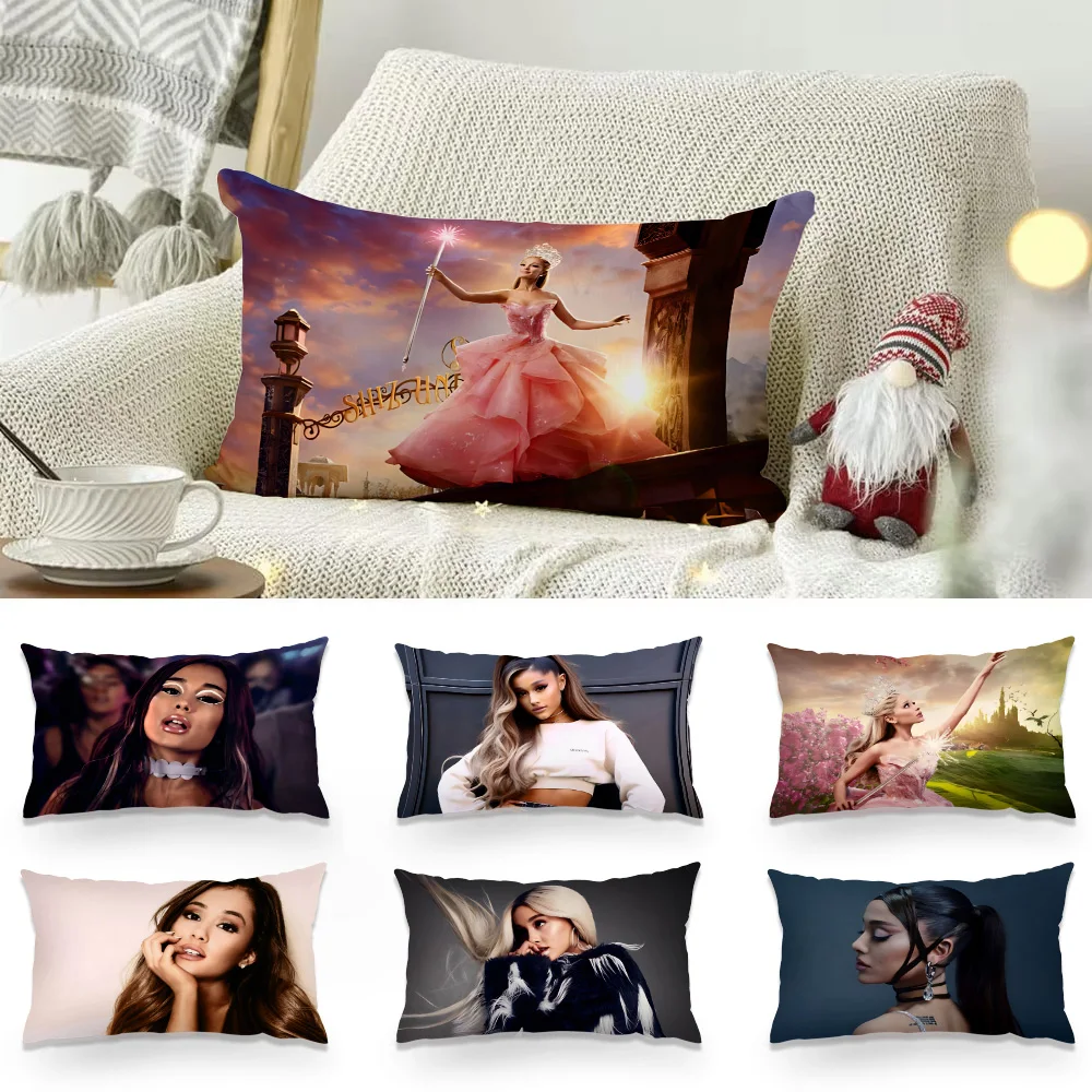 Double-sided Printing Rectangle Pillow A-arianaS GrandeS Case Bedside Pillowcase Sofa Cushion Cover Room Home Decoration