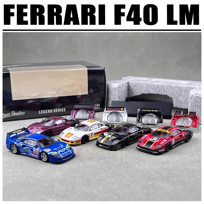 SH 1/64 Ferrari F40 LM Prachtige versie Legering speelgoed motorvoertuig gegoten metalen model geschenken